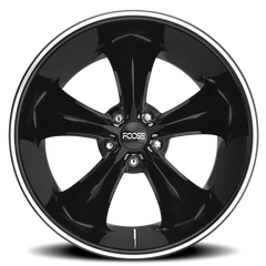 Foose Legend F104 18x8.5 +34 5x120mm 72.6mm Gloss Black