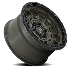 Black Rhino Legion GR 17x9 +0 6x139.7mm 106.1mm Olive Drab Green Black Lip