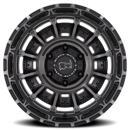 Black Rhino Legion MB 20x10 -18 6x135mm 87.1mm Matte Black Gray Tint