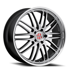 Victor Equipment Lemans SL 18x11 +36 5x130mm 71.6mm Hyper Silver Mirror Cut Lip