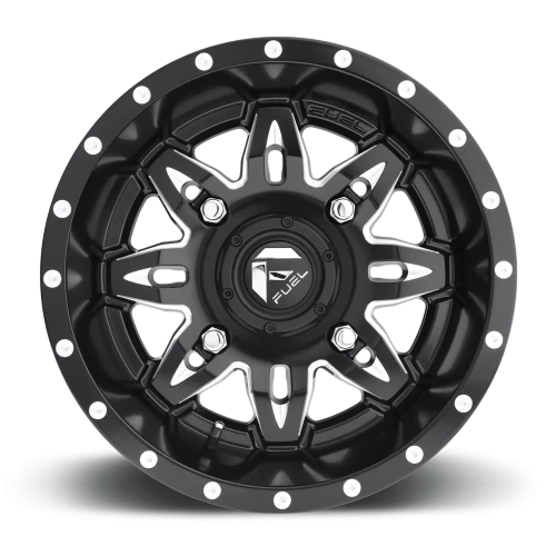 Fuel Lethal UTV D567 15x7 +13 4x136mm 110.2mm Matte Black Milled