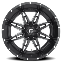 Fuel Lethal D567 20x10 -12 8x165.1mm 125.2mm Matte Black Milled