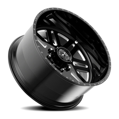 American Force 9 Liberty SS GBM 20x14 -73 6x139.7mm 78.1mm Gloss Black Machined
