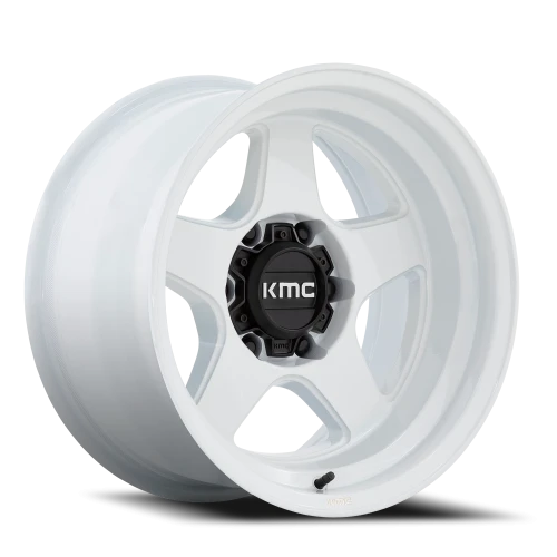 KMC Lobo KM728 WH 17x8.5 -10 6x135mm 87.1mm Gloss White