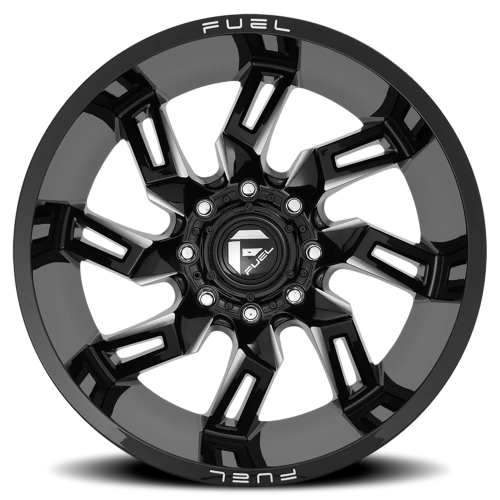 Fuel Lockdown D747 20x10 -18 6x135mm 87.1mm Gloss Black Milled