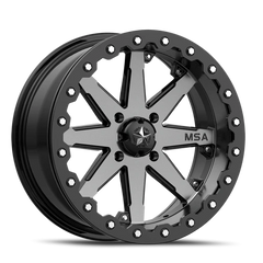 MSA Lok M21 14x7 +0 4x137mm 112mm Charcoal Tint