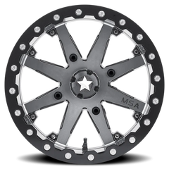 MSA Lok M21 16x7 +0 4x137mm 112mm Charcoal Tint