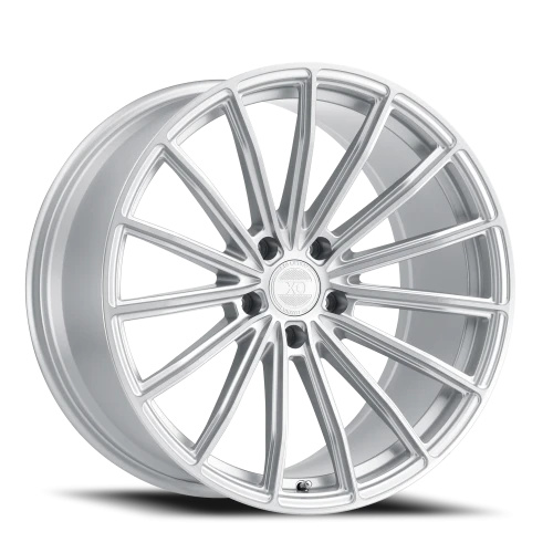 XO Luxury London SL 22x10.5 +20 5x115mm 71.5mm Silver Brushed Face