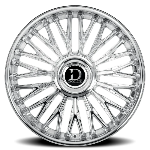 Dolce Luxury Lusso C 24x10 +25 6x135mm 106.2mm Chrome