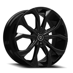Lexani Wheels Lust 647 FB 26x10 +20 5x115mm 74.1mm Gloss Black