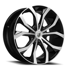 Lexani Wheels Lust 647 MB 18x8 +35 5x120mm 74.1mm Gloss Black Machined