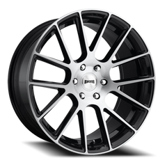 DUB Luxe S206 22x9.5 +20 6x139.7mm 78.1mm Gloss Black Brushed