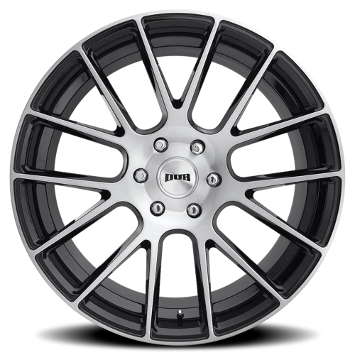 DUB Luxe S206 22x9.5 +30 6x139.7mm 78.1mm Gloss Black Brushed