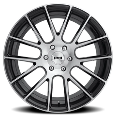 DUB Luxe S206 22x9.5 +20 6x139.7mm 78.1mm Gloss Black Brushed