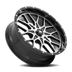 MSA Portal M45 GBM 15x7 +10 4x156mm 115.1mm Gloss Black Machined