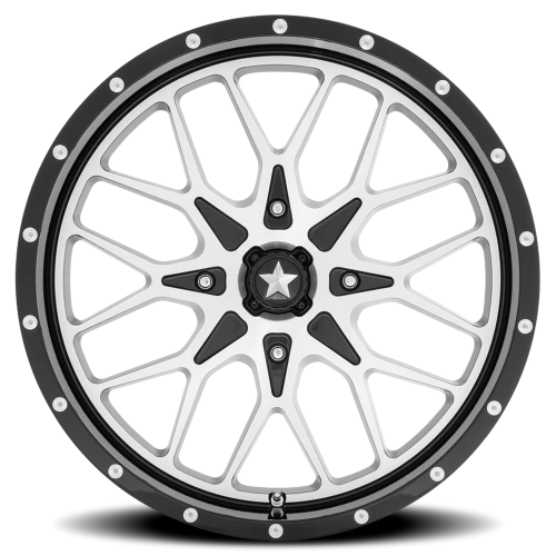 MSA Portal M45 GBM 15x7 +10 4x156mm 115.1mm Gloss Black Machined