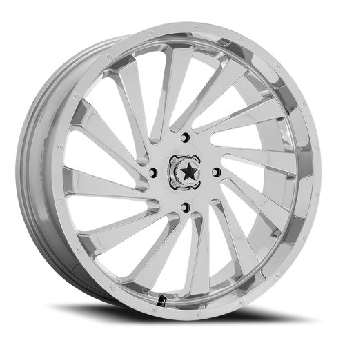 MSA Blade M46 CH 18x7 +0 4x110mm 86mm Chrome