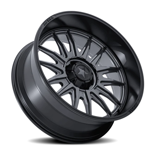 MSA M55 Commander UTV AB 20x7 +0 4x110mm 86mm Matte Gunmetal Matte Black Lip