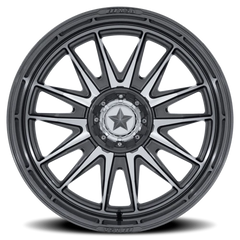 MSA M55 Commander UTV AD 18x7 +10 4x137mm 110.1mm Platinum Machined Face