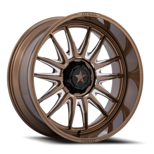 MSA M55 Commander UTV ZE 20x7 +0 5x114.3mm 72.56mm Gloss Bronze Milled