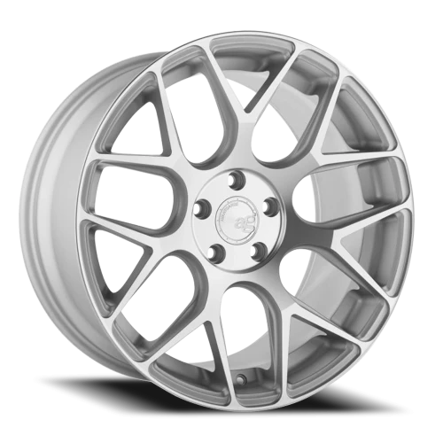 Avant Garde M590 19x9.5 +48 5x112mm 66.56mm Silver Machined Spoke Faces