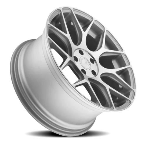 Avant Garde M590 20x8.5 +35 5x114.3mm 73.1mm Silver Machined Spoke Faces