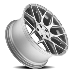 Avant Garde M590 20x8.5 +35 5x114.3mm 73.1mm Silver Machined Spoke Faces