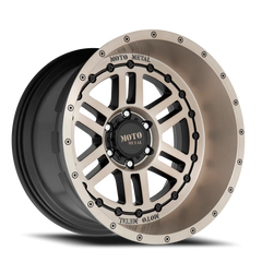 Moto Metal MO800 Deep Six BRZ 20x12 -44 5x127mm 71.5mm Satin Black Bronze Tint