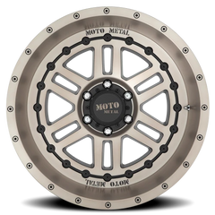 Moto Metal MO800 Deep Six BRZ 20x12 -44 5x127mm 71.5mm Satin Black Bronze Tint