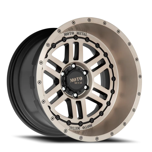 Moto Metal MO800 Deep Six BRZ 20x10 -18 6x135mm 87.1mm Satin Black Bronze Tint