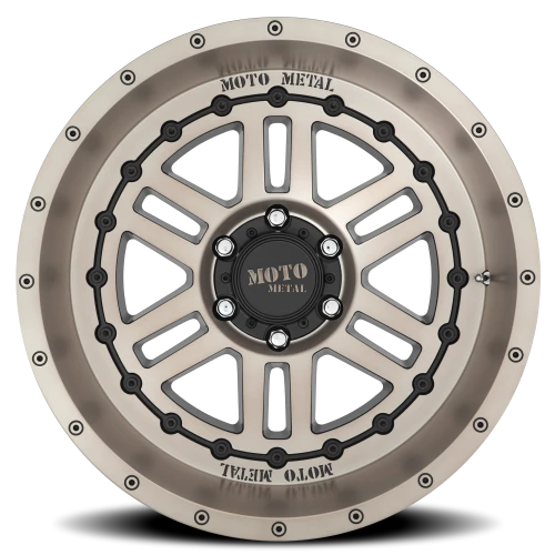 Moto Metal MO800 Deep Six BRZ 20x10 -18 6x135mm 87.1mm Satin Black Bronze Tint