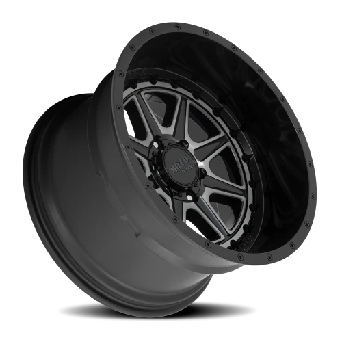 Moto Metal MO801 Phantom GY 22x12 -44 8x170mm 125.5mm Gloss Black Gray Tint