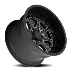 Moto Metal MO801 Phantom GY 22x12 -44 8x170mm 125.5mm Gloss Black Gray Tint