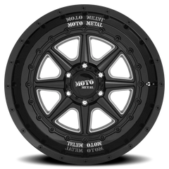 Moto Metal MO801 Phantom GBM 20x10 -18 6x135mm 87.1mm Gloss Black Milled