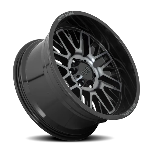 Moto Metal MO802 GY 20x10 -18 6x135mm 87.1mm Gloss Black Machined-Gray Tint