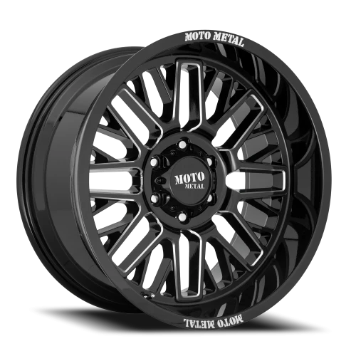 Moto Metal MO802 GB 20x10 -18 5x150mm 110.1mm Gloss Black Milled
