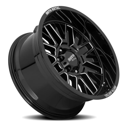 Moto Metal MO802 GB 20x10 -18 6x135mm 87.1mm Gloss Black Milled