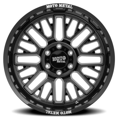 Moto Metal MO802 GB 20x10 -18 6x135mm 87.1mm Gloss Black Milled