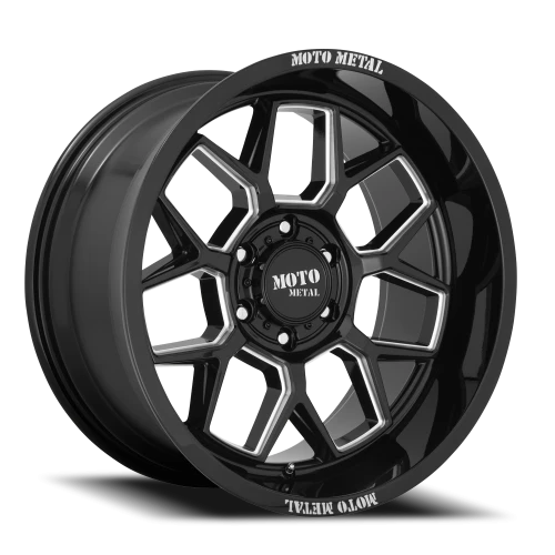 Moto Metal MO803 Banshee GB 20x10 -18 6x135mm 87.1mm Gloss Black Milled
