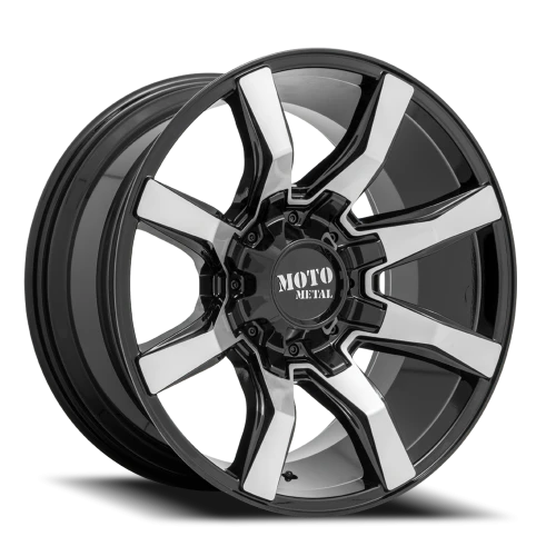 Moto Metal MO804 Spider GBM 22x10 -18 6x135mm 106.1mm Gloss Black Machined