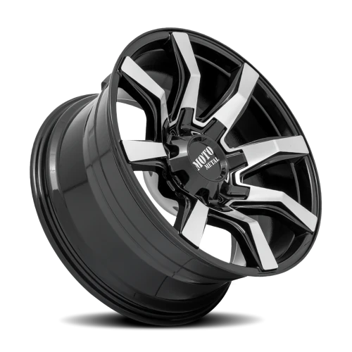 Moto Metal MO804 Spider GBM 20x9 +0 8x170mm 125.1mm Gloss Black Machined
