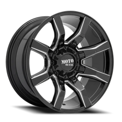 Moto Metal MO804 Spider GB-M 20x9 +18 8x170mm 125.1mm Gloss Black Milled