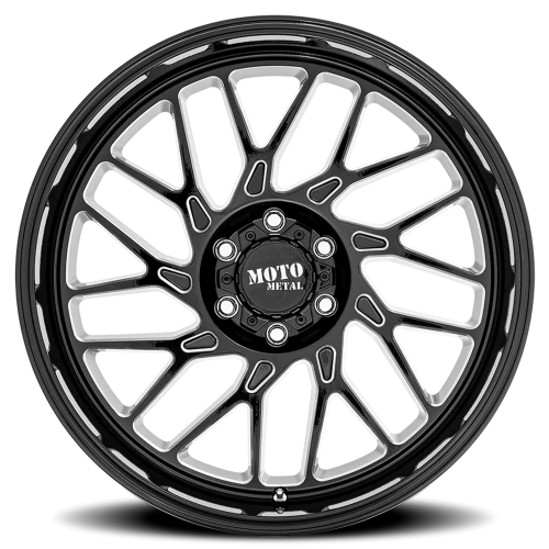 Moto Metal MO805 GB-M 20x10 -18 6x139.7mm 106.1mm Gloss Black Milled