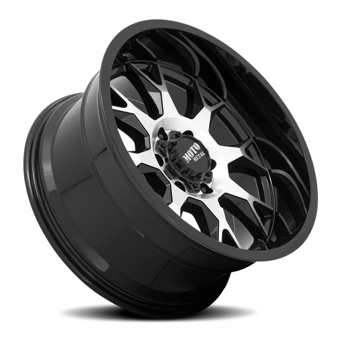 Moto Metal MO806 GBM 22x12 -44 6x139.7mm 106.1mm Gloss Black Machined