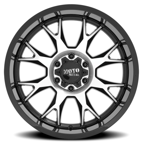 Moto Metal MO806 GBM 20x10 -18 8x170mm 125.1mm Gloss Black Machined