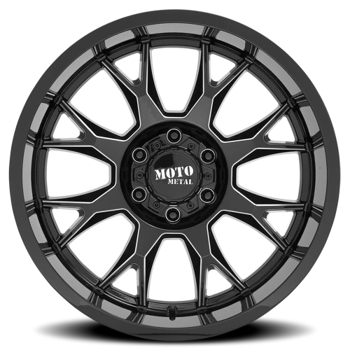 Moto Metal MO806 GB-M 20x9 +0 5x150mm 110.1mm Gloss Black Milled