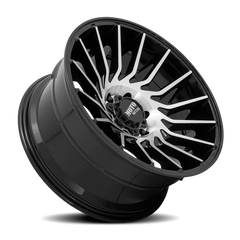 Moto Metal MO807 GBM 22x12 -44 8x165.1mm 125.1mm Gloss Black Machined