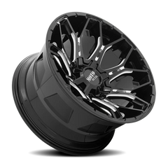 Moto Metal MO808 Sniper 22x12 -44 6x135mm 106.1mm Gloss Black Milled