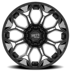 Moto Metal MO808 Sniper 20x9 +0 6x135mm 106.1mm Gloss Black Milled