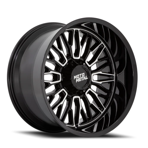 Moto Metal MO809 Stinger GBM 22x10 -18 8x165.1mm 125.1mm Gloss Black Machined